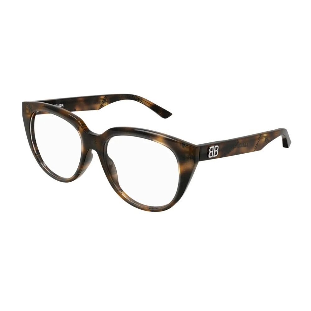 NEW BALENCIAGA EYEGLASSES BB0131O 008 HAVANA WOMEN EYEWEAR